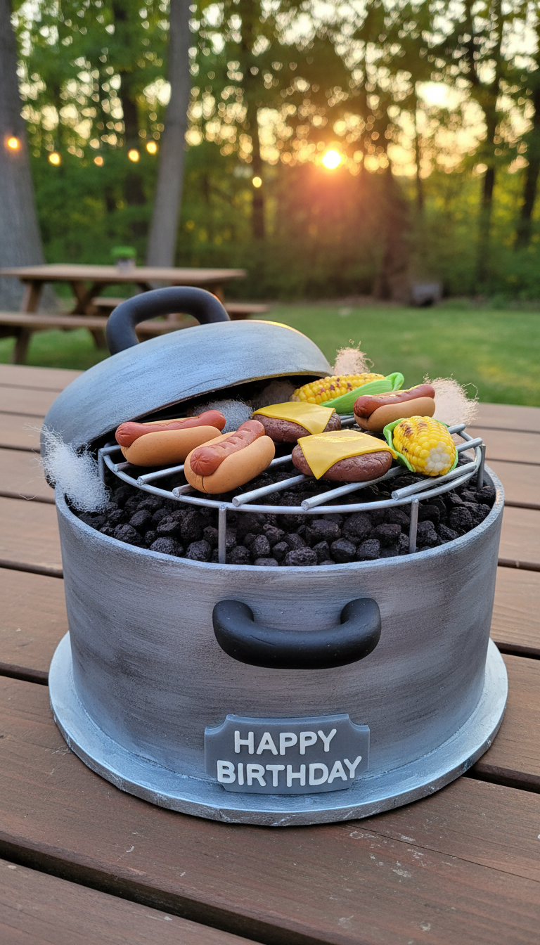 The Grill Master's BBQ Cake