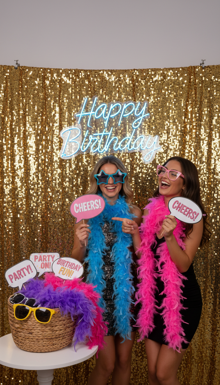 Engaging Photo Booth with Props