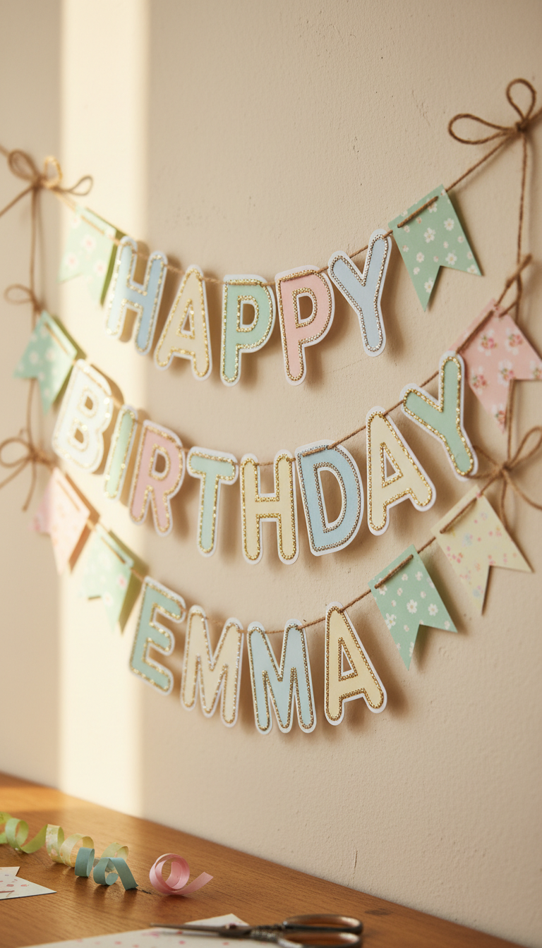 DIY Personalized Banners & Pennants