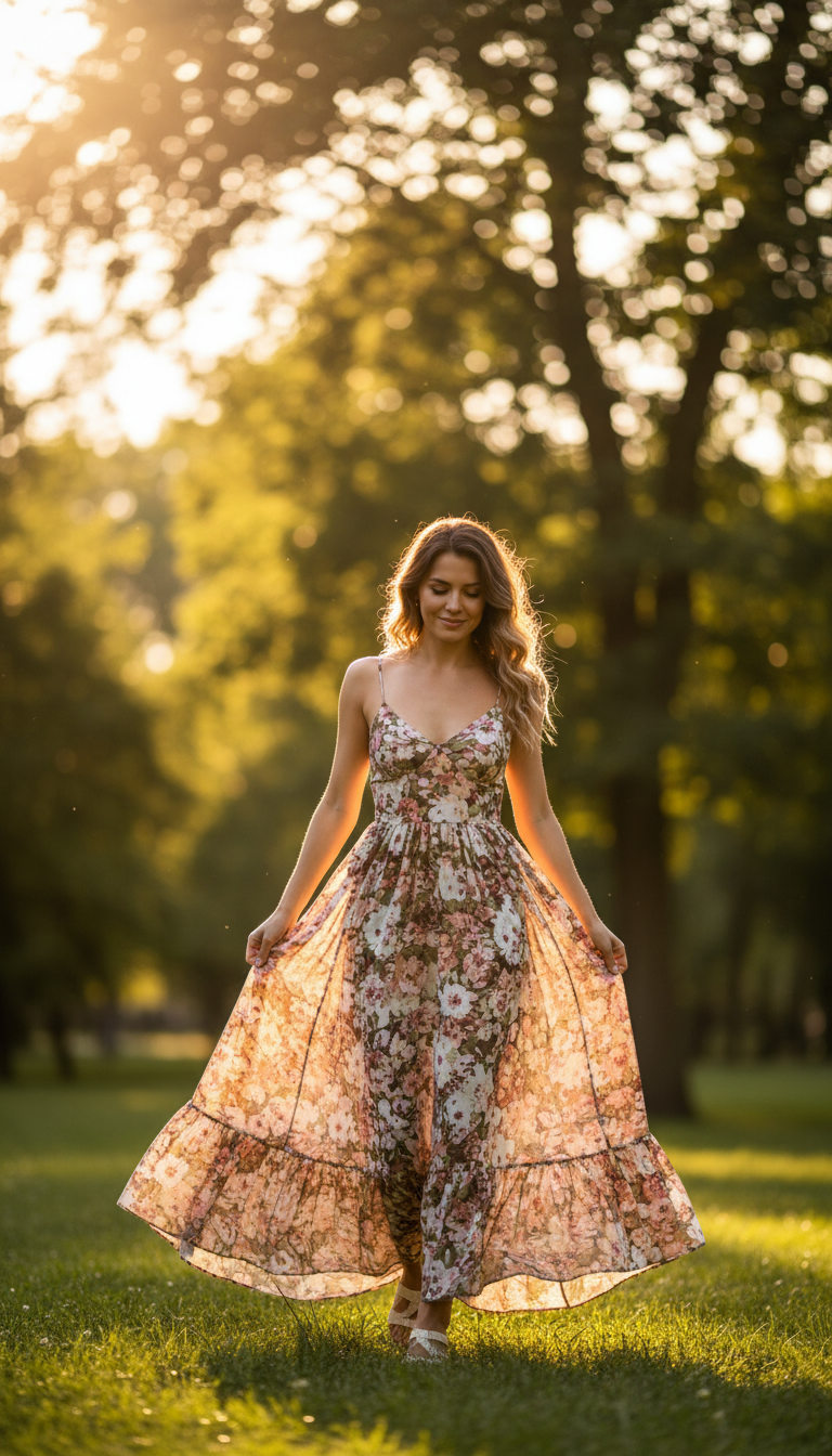 Flowy Maxi Dress for Relaxed Celebrations