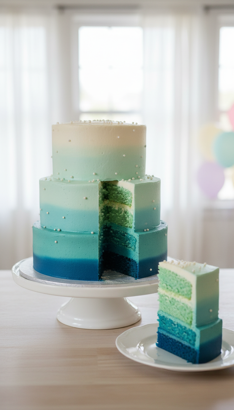 Gradient Ombre Cakes