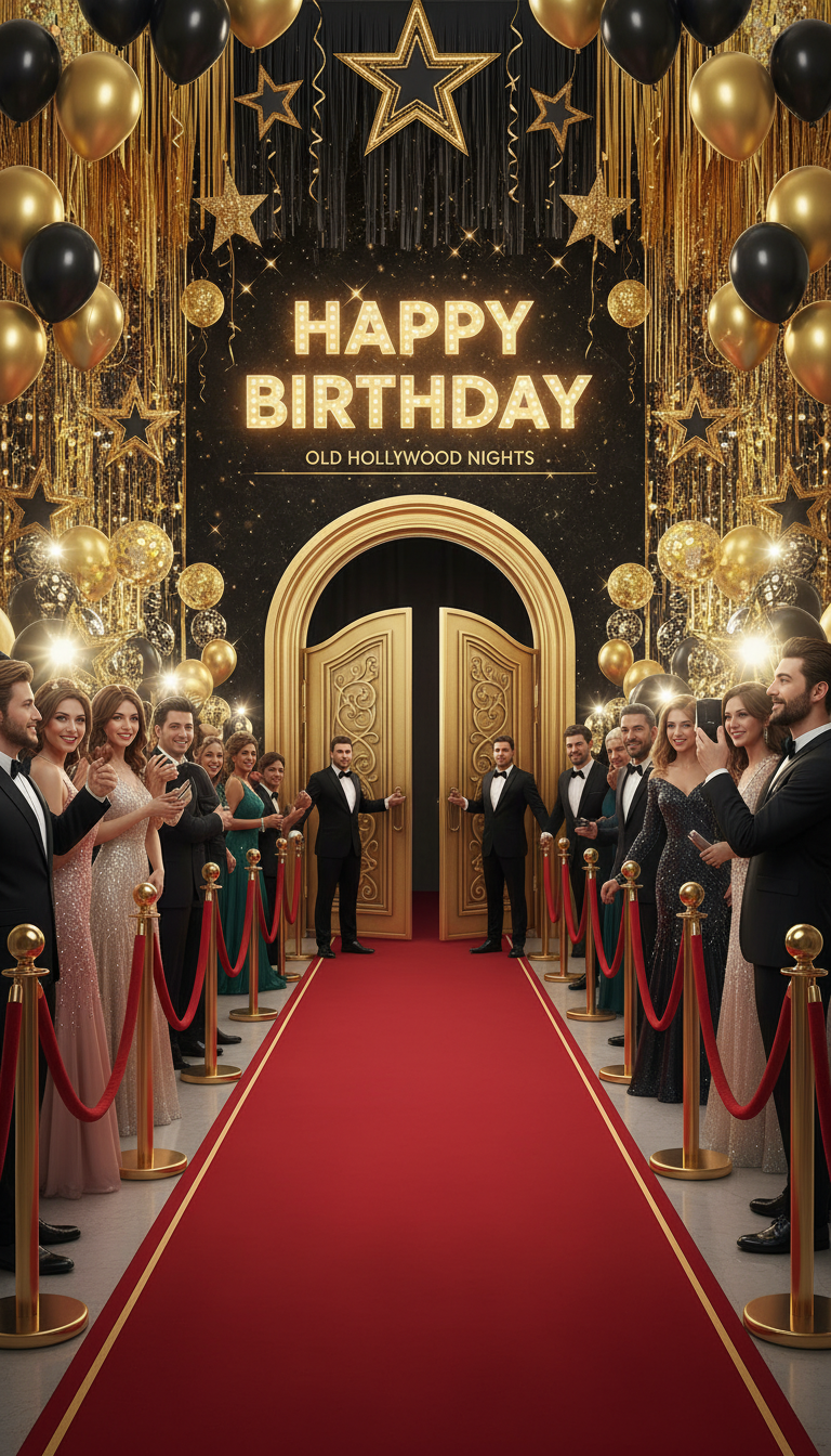 Hollywood Glamour Red Carpet