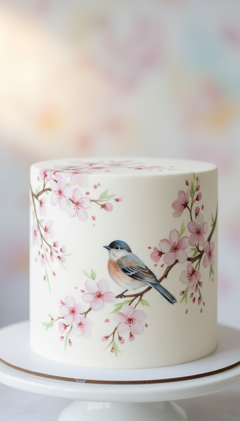 Artistic Hand-Painted Cakes