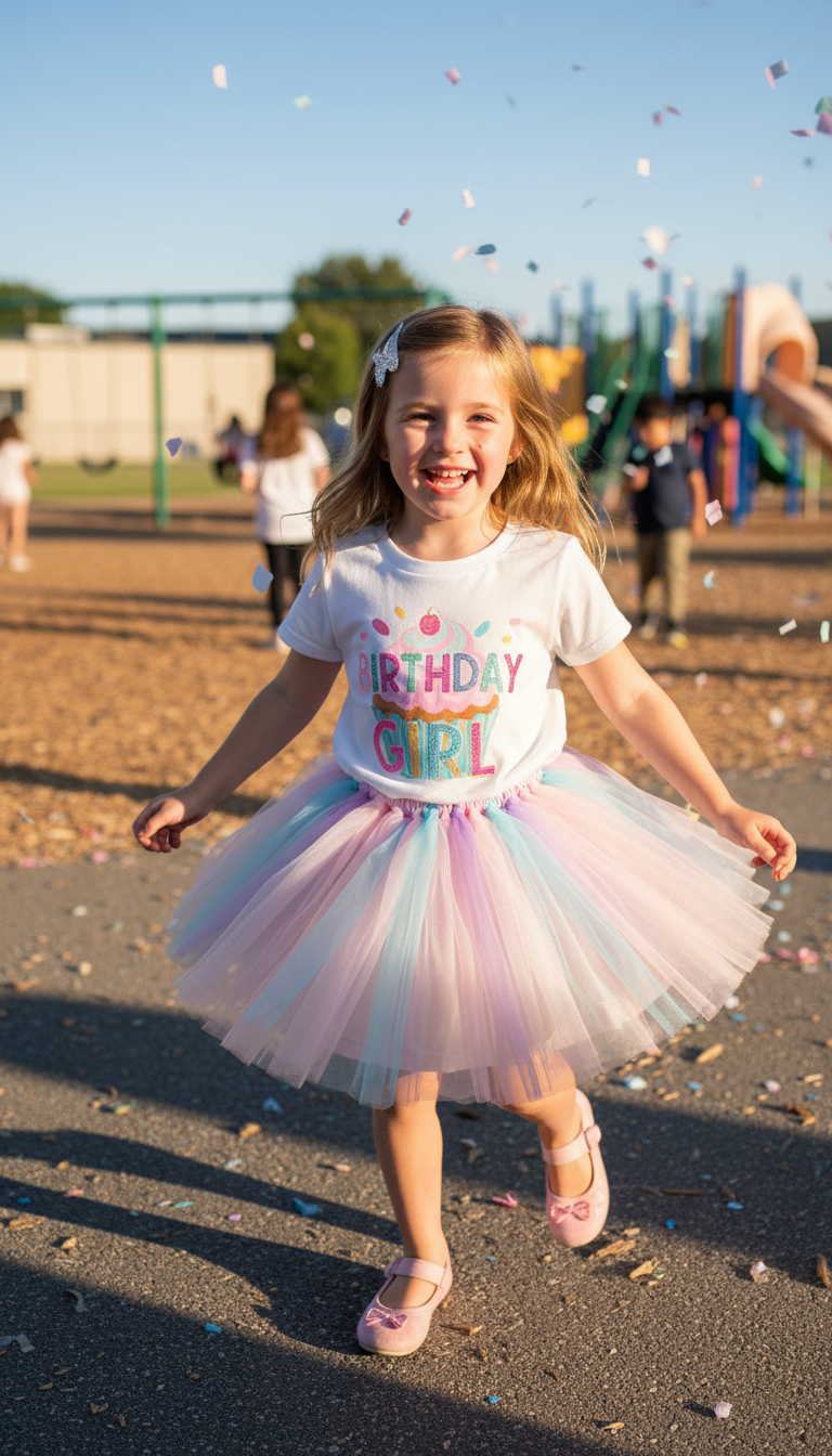 Playful Tutu & Graphic Tee