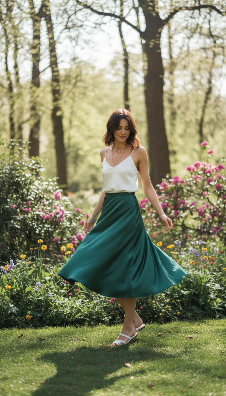 Pretty Midi Skirt & Cami