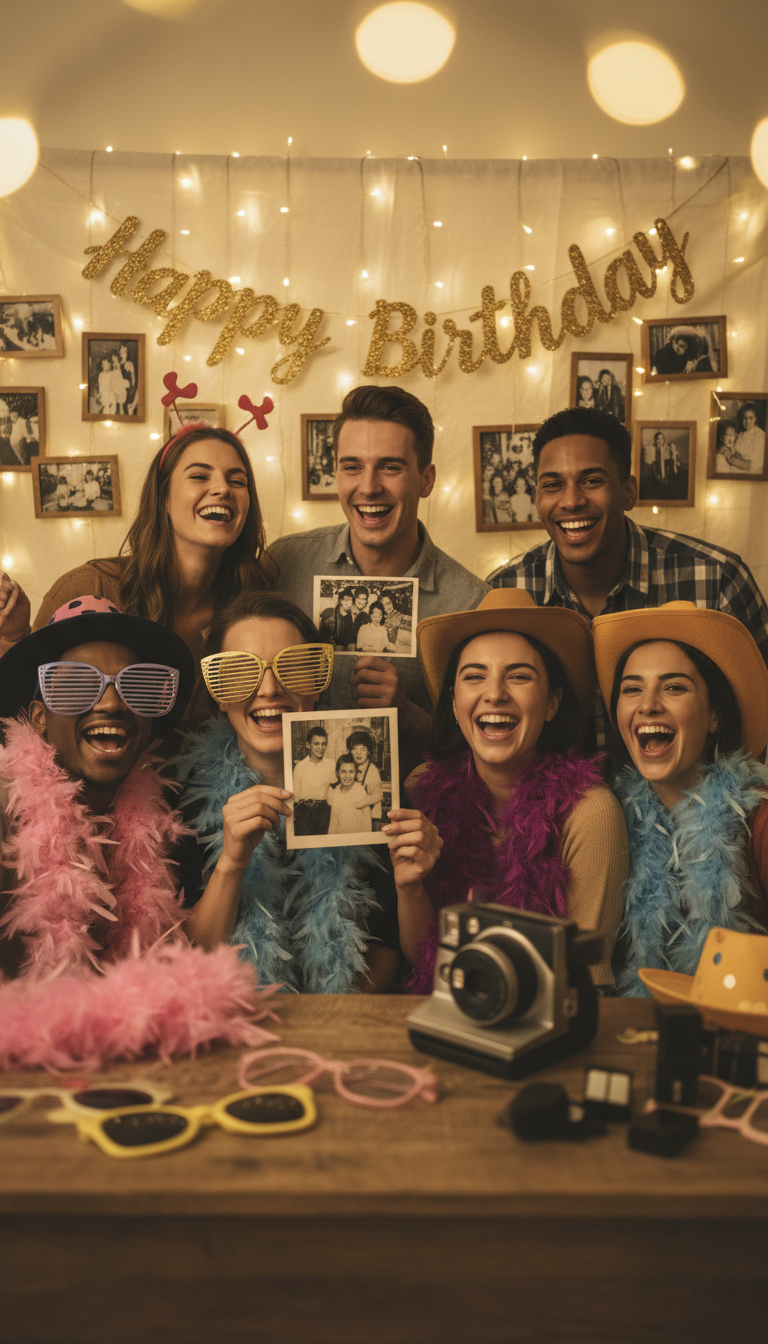 Nostalgic Memory Lane Photo Booth