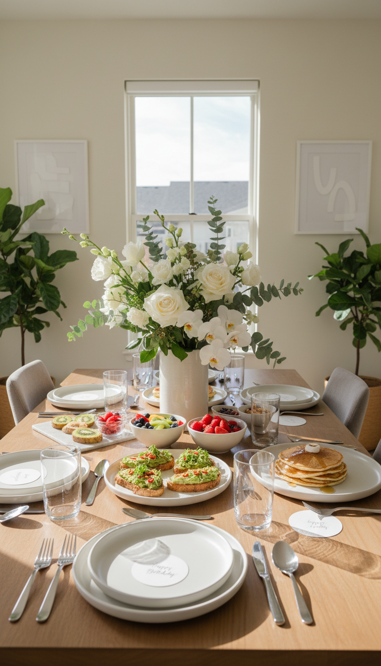 Modern Minimalist Brunch