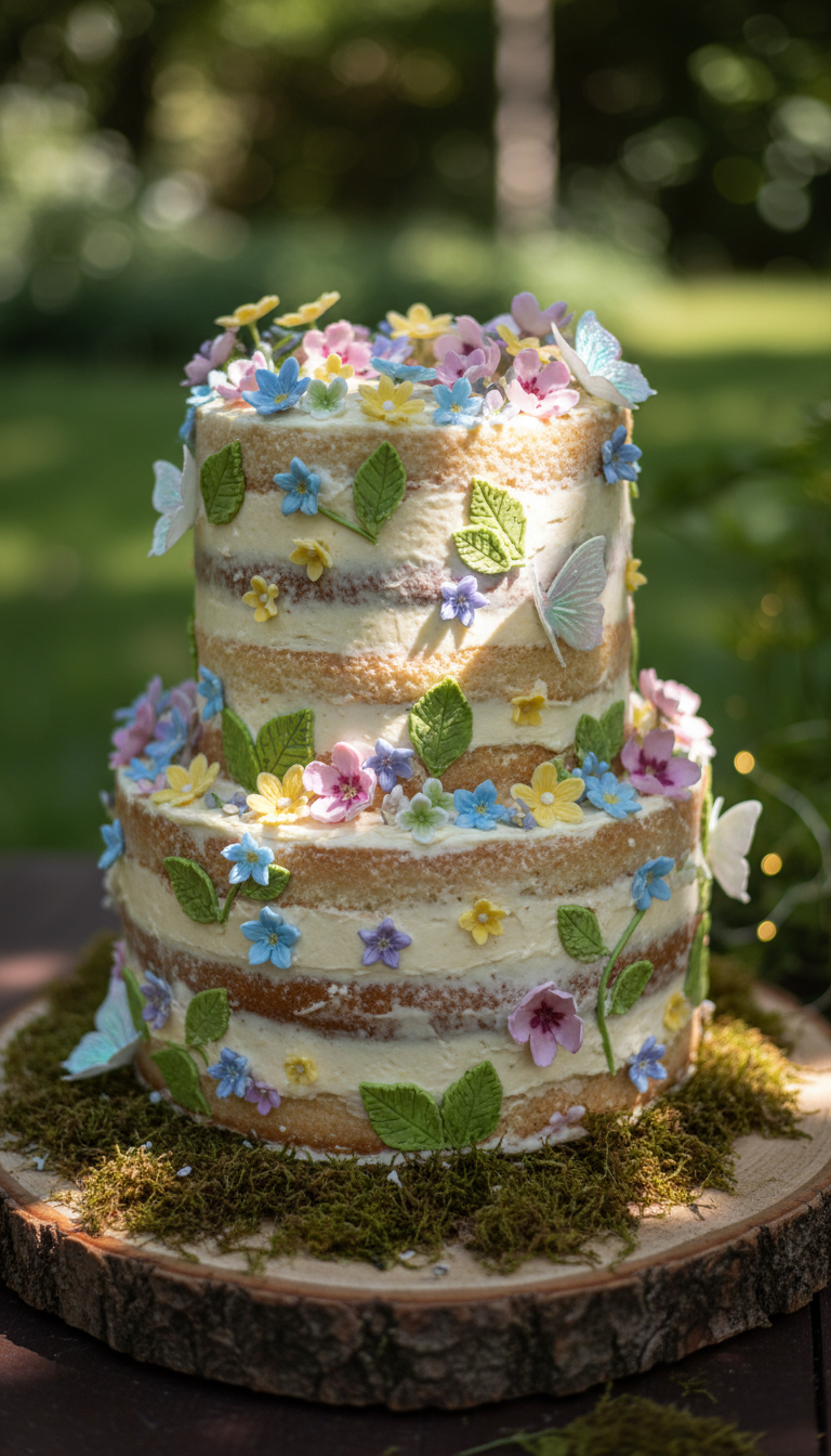 Enchanted Garden Fairy Cake