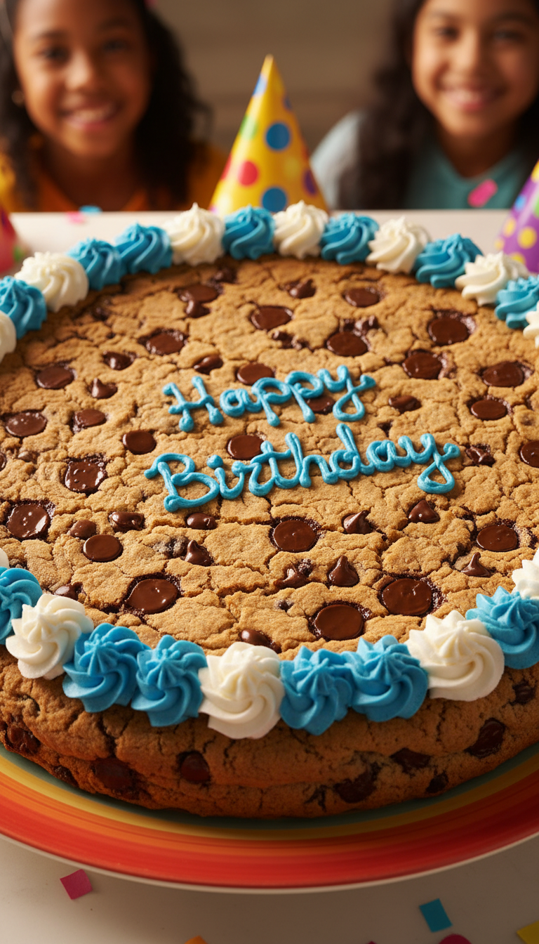 Chewy & Sweet Giant Cookie Cake