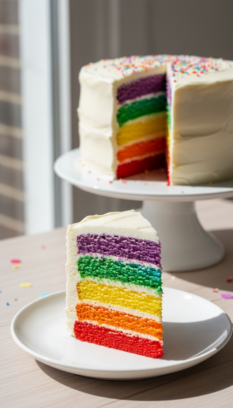 Vibrant Rainbow Swirl Surprise