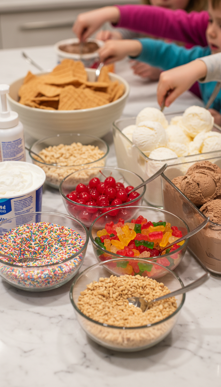 Build-Your-Own Sundae Bar