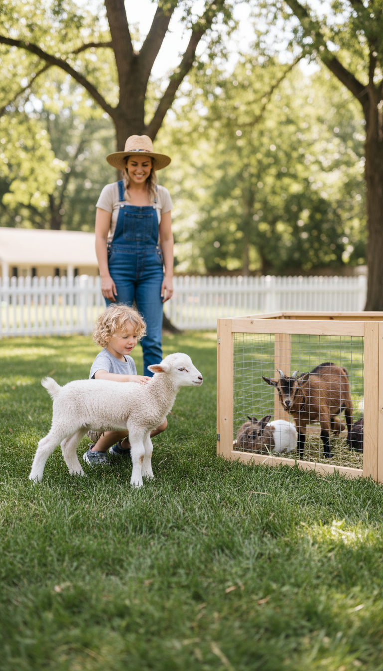 Mobile Petting Zoo Visit