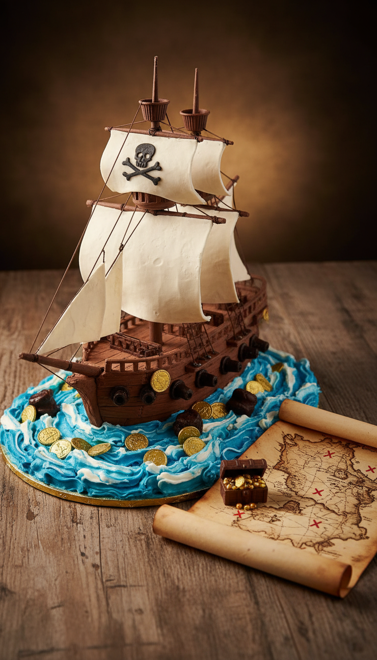 Pirate Ship Adventure: Set Sail for Cake!