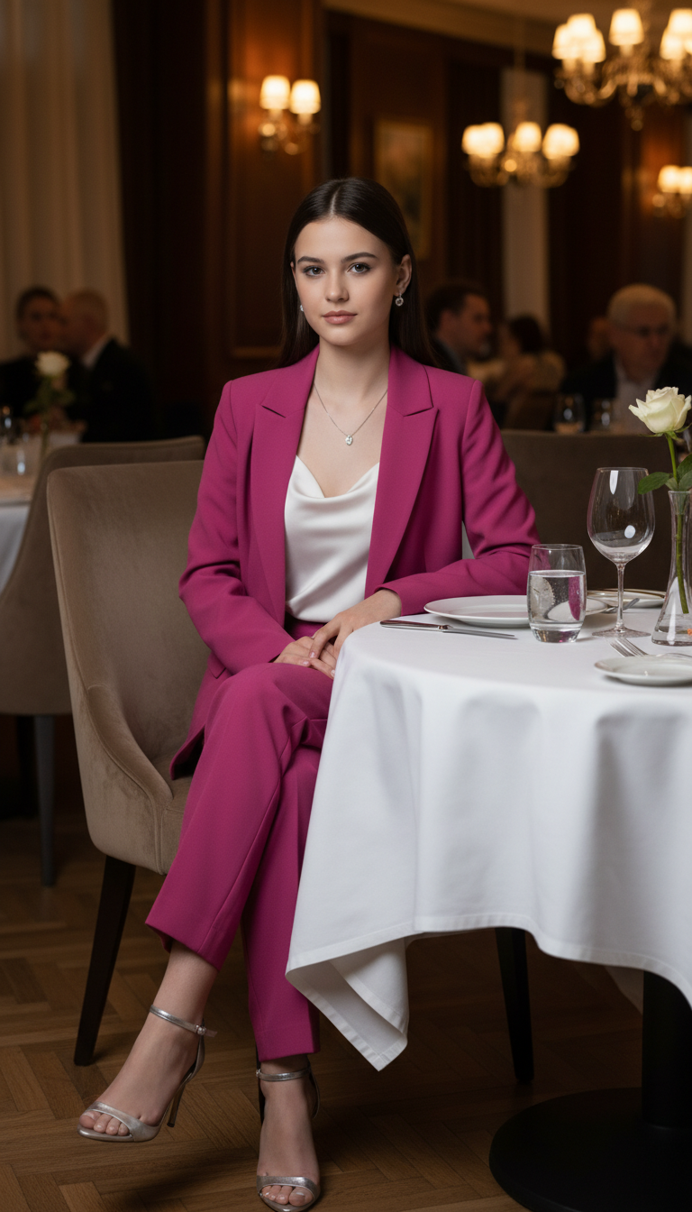 Sophisticated Structure: Blazer & Trousers