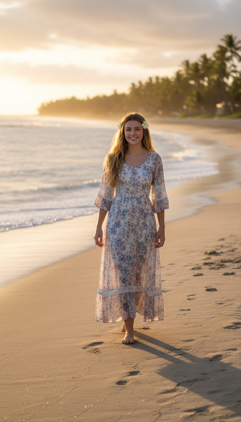 Boho-Chic Maxi Dress