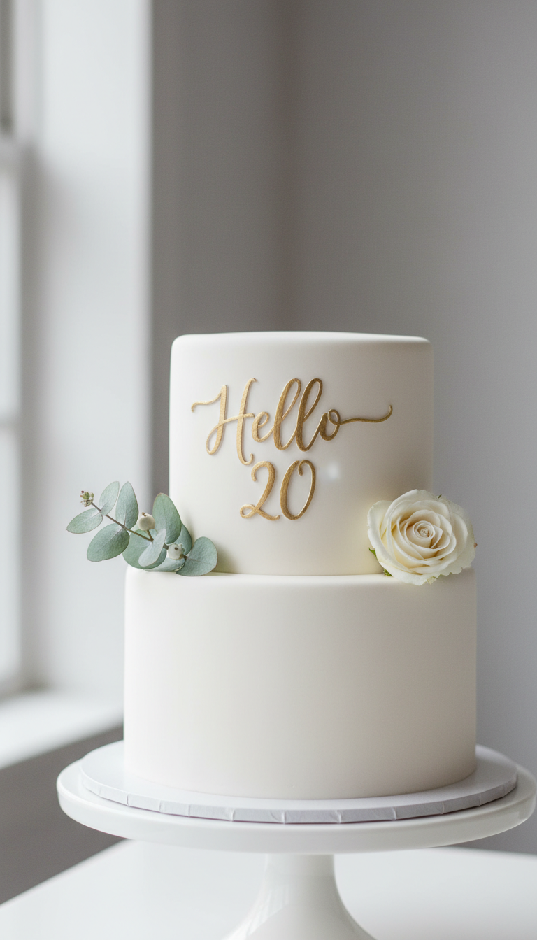 10 Ideas For 20th Birthday Cake