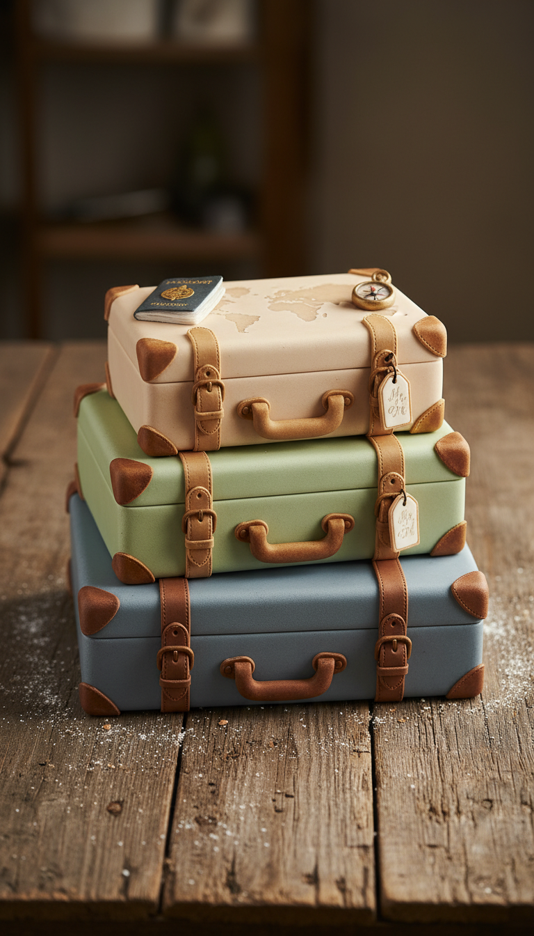 Traveler's Wanderlust Adventure Cake