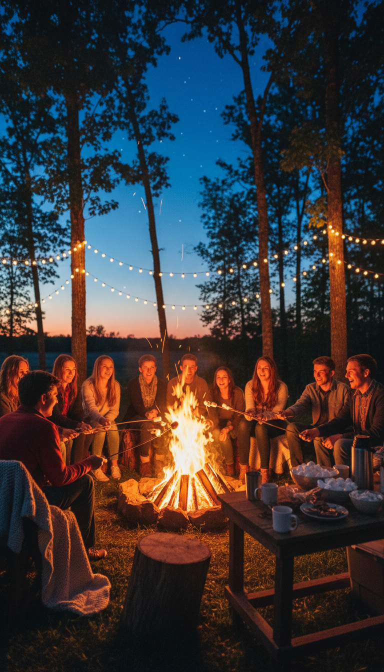 Cozy Bonfire & S'mores Night
