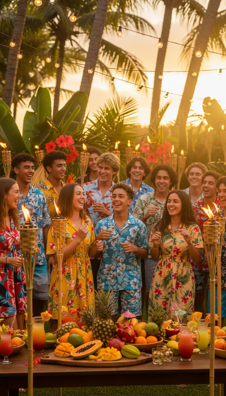 Tropical Island Luau Getaway