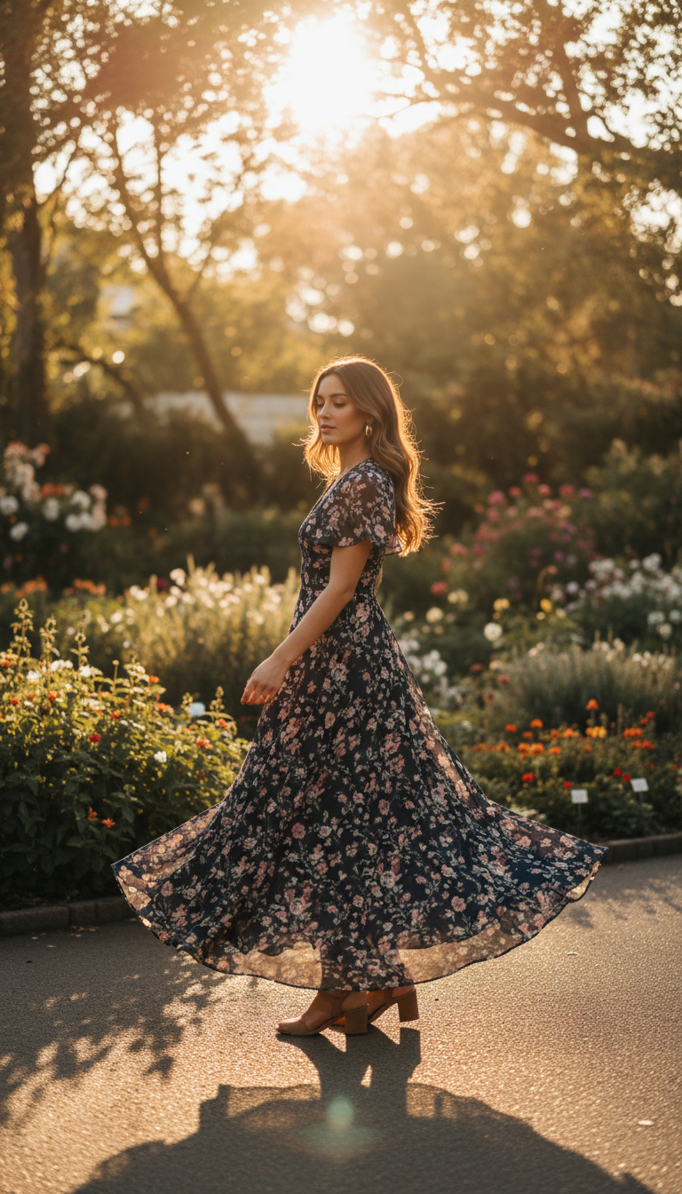 Flowy Floral Maxi Dress