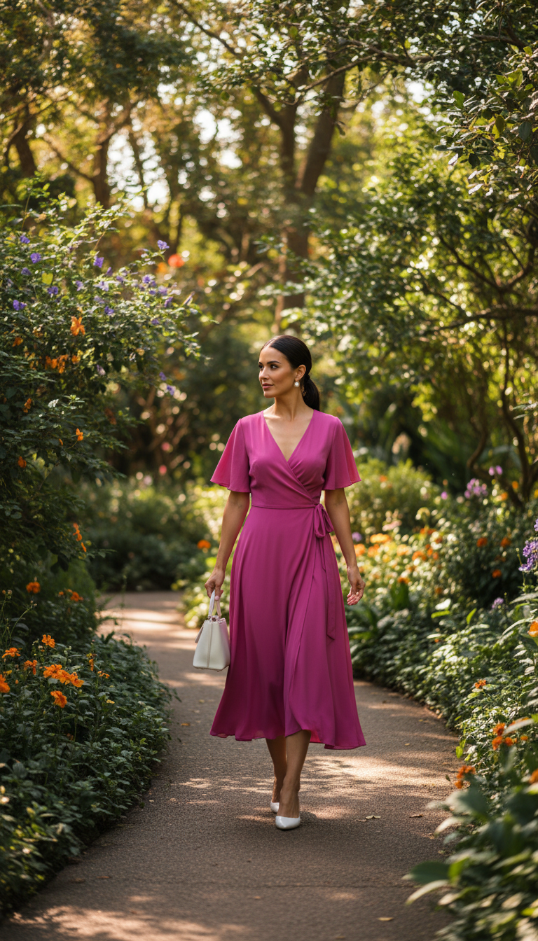 The Universally Flattering Wrap Dress