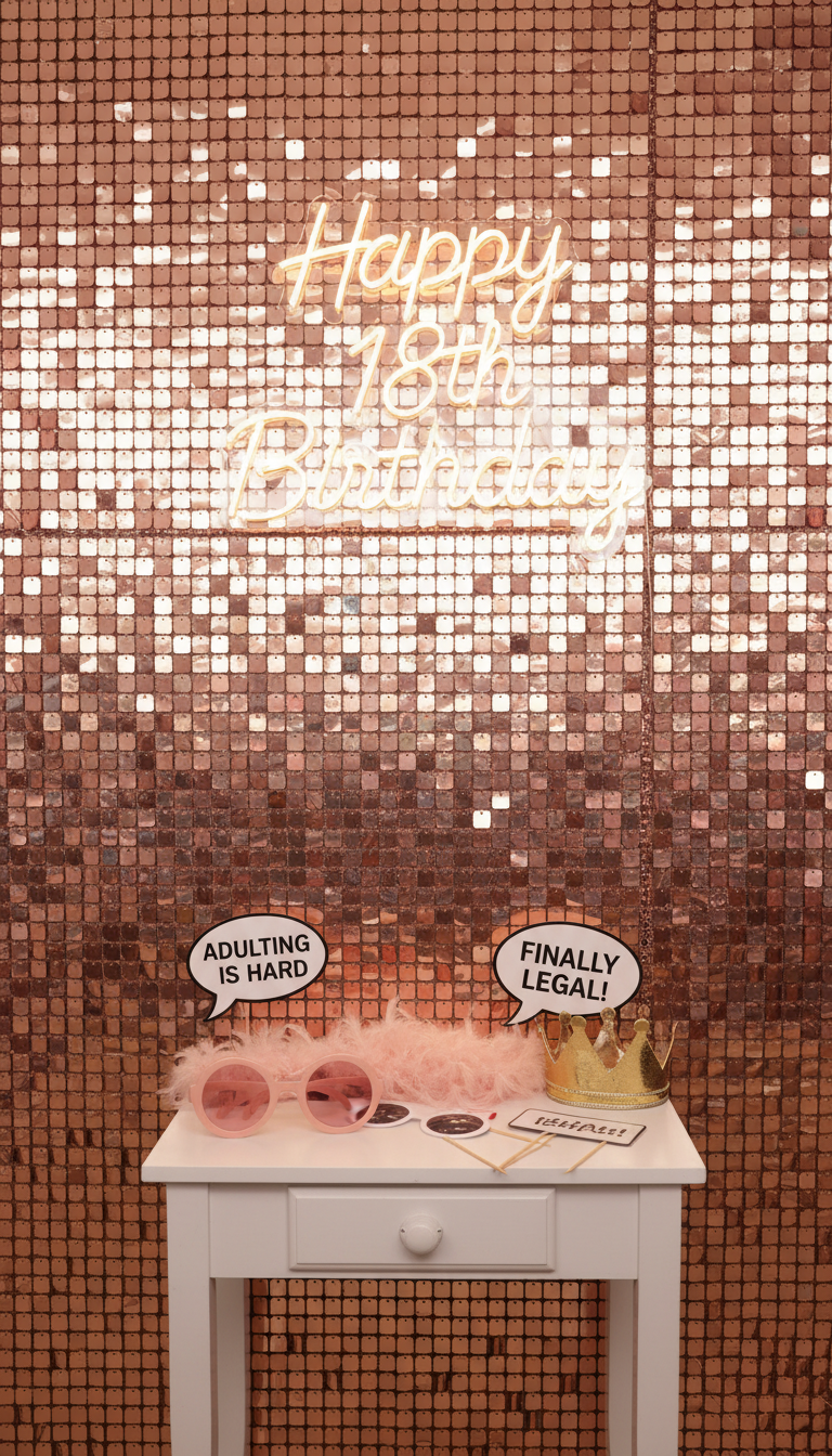 Personalized Photo Booth Backdrop