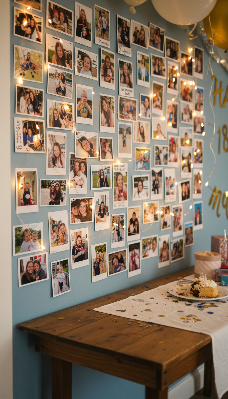 Memory Lane Photo Wall