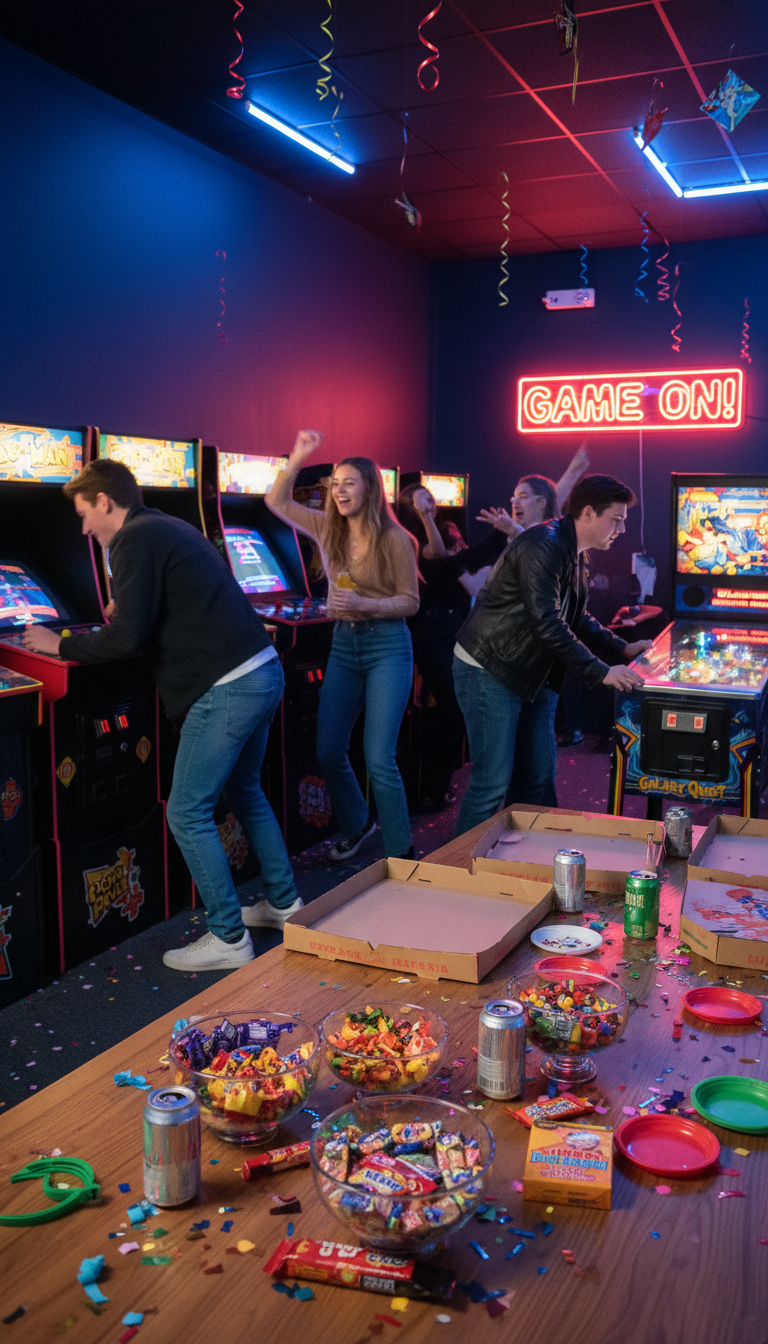 Retro Arcade Game Night