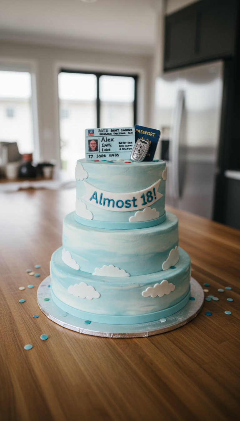 'Almost Adult' Milestone Cake