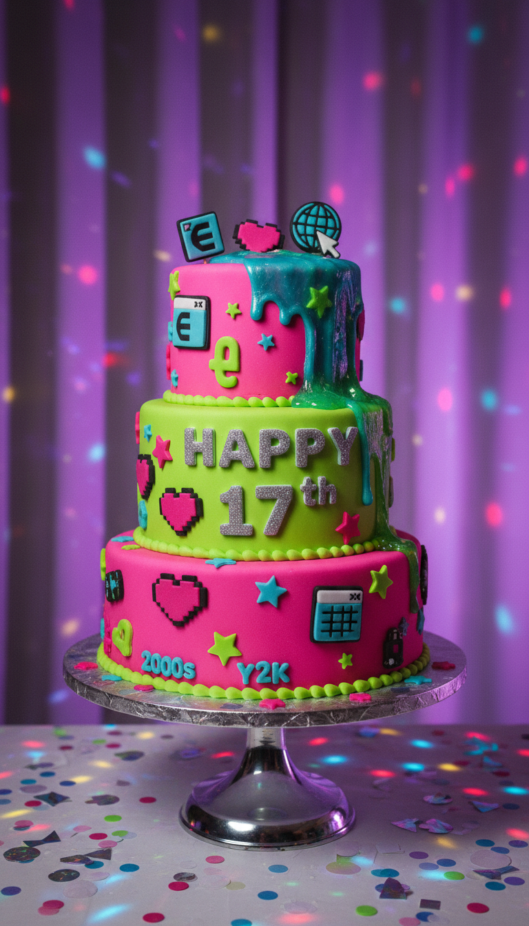 Retro Throwback Cake