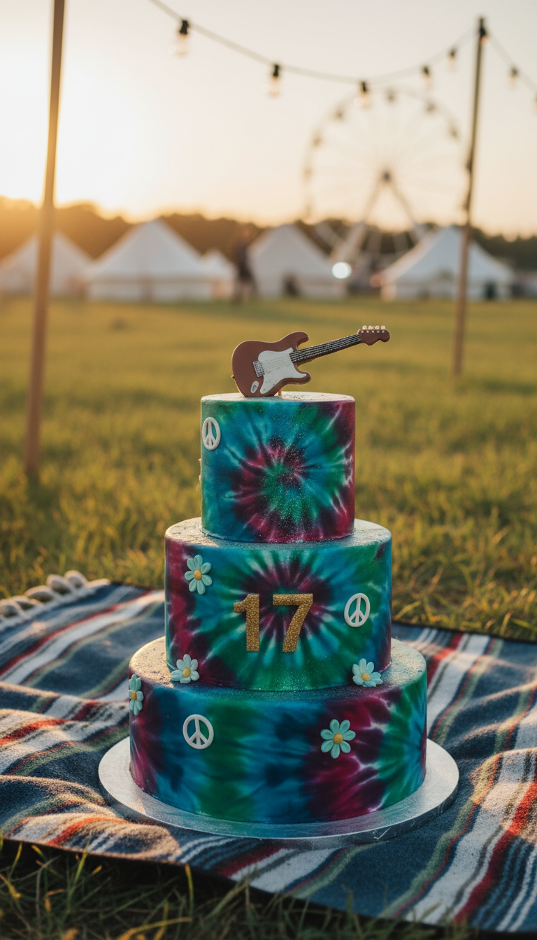 Music Festival Vibe Cake