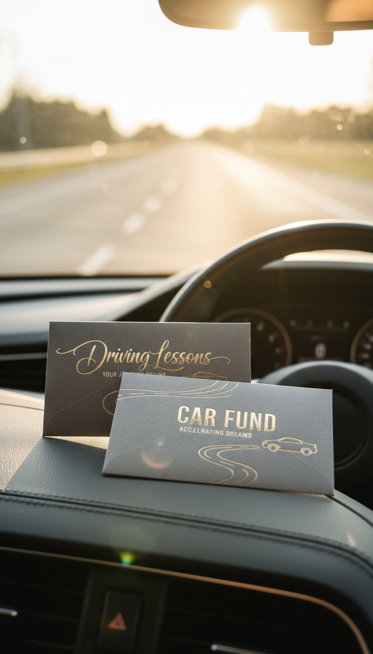 Driving Lessons or Car Fund Contribution