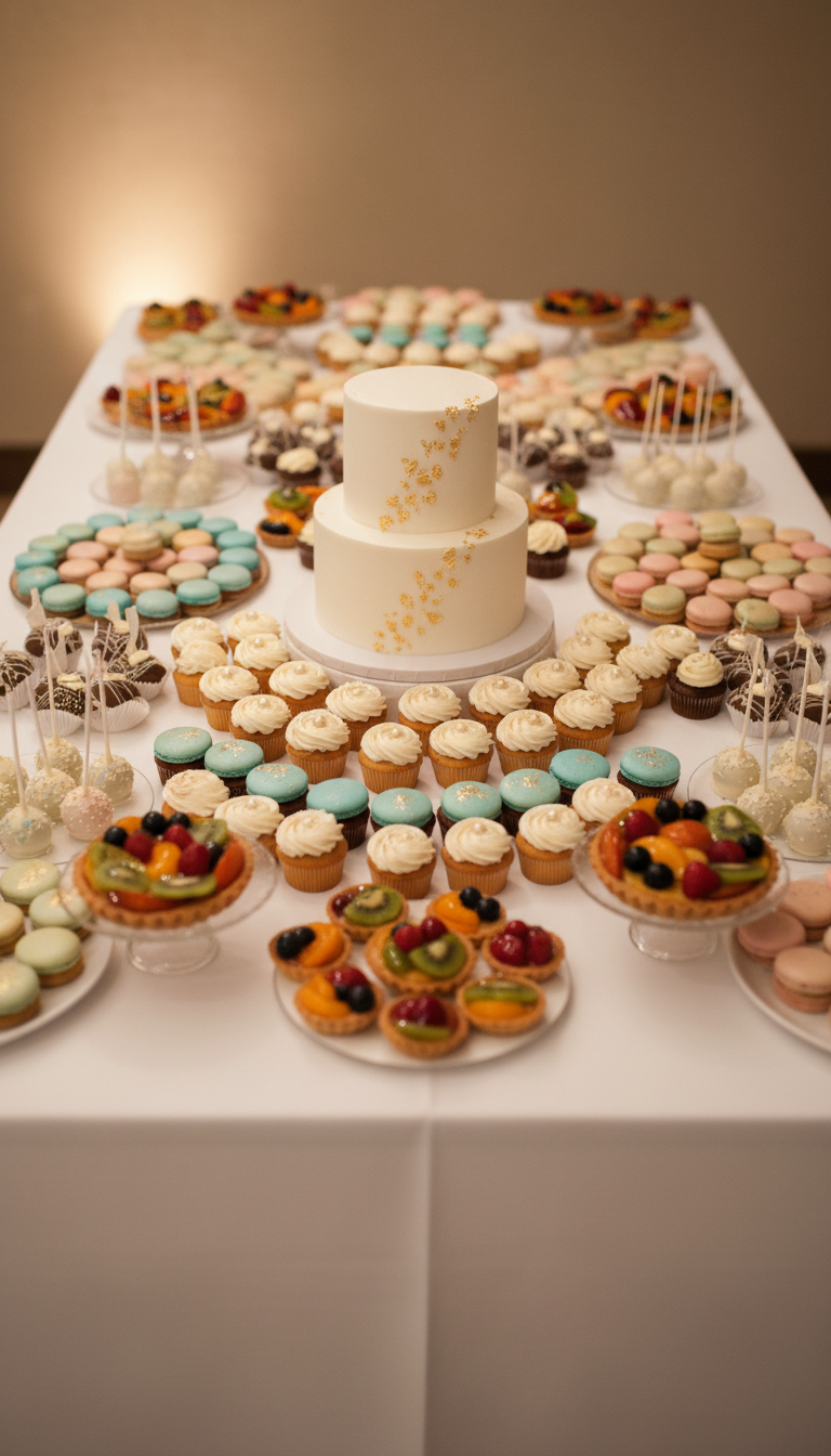 Sweet Sixteen (but '18') Dessert Table Cake