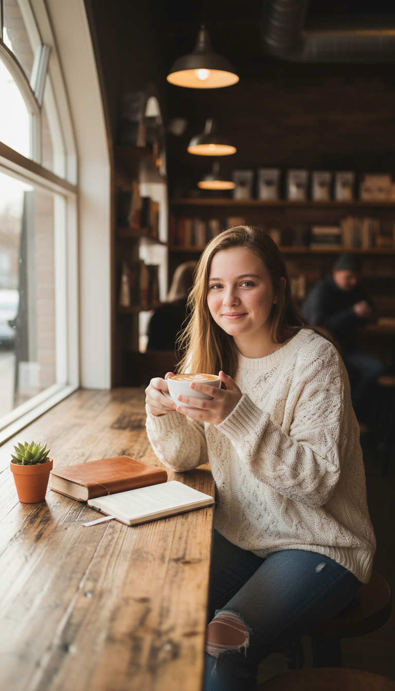 Cozy Coffee Shop Chic