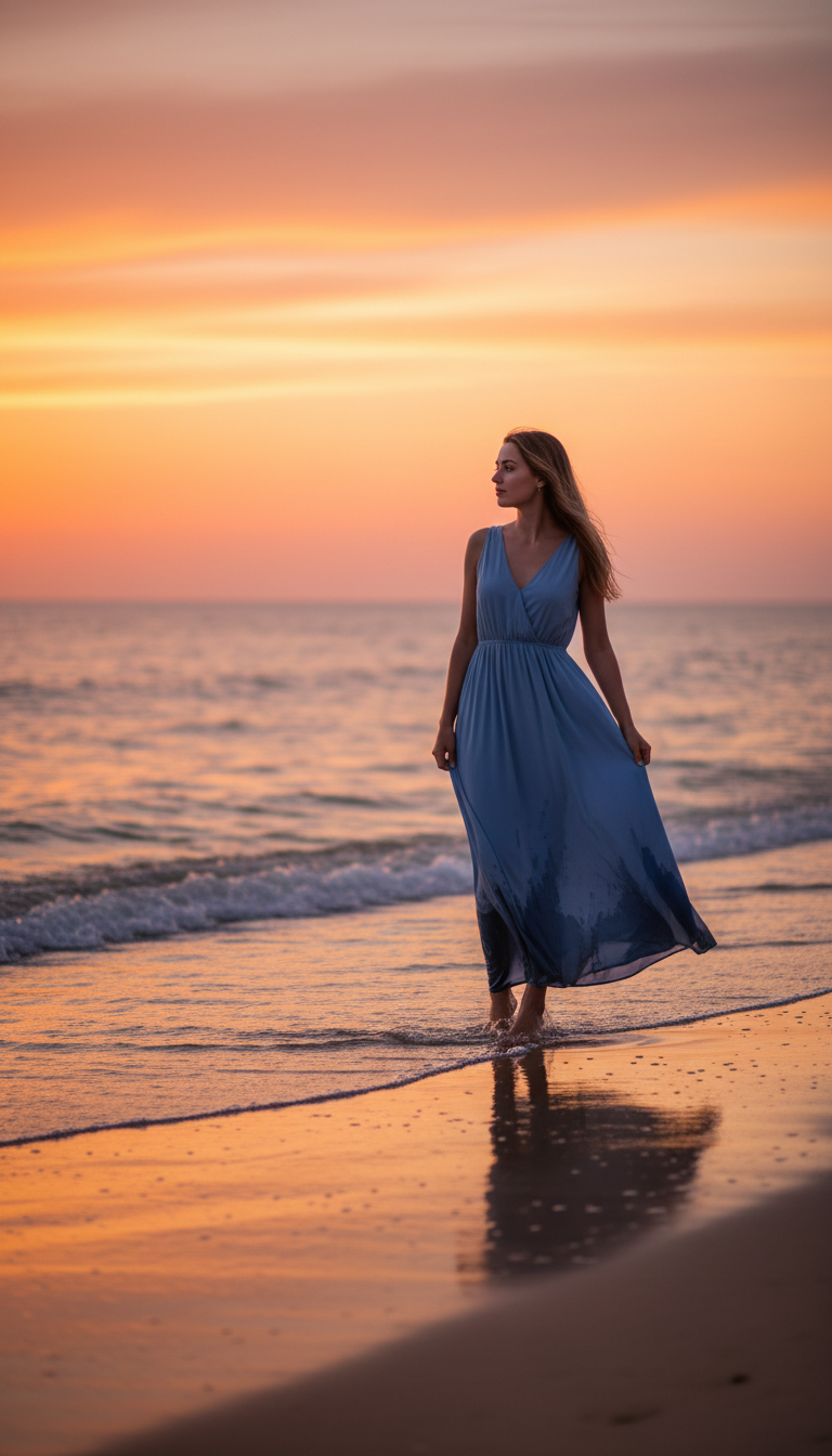 Beach Sunset Serenity