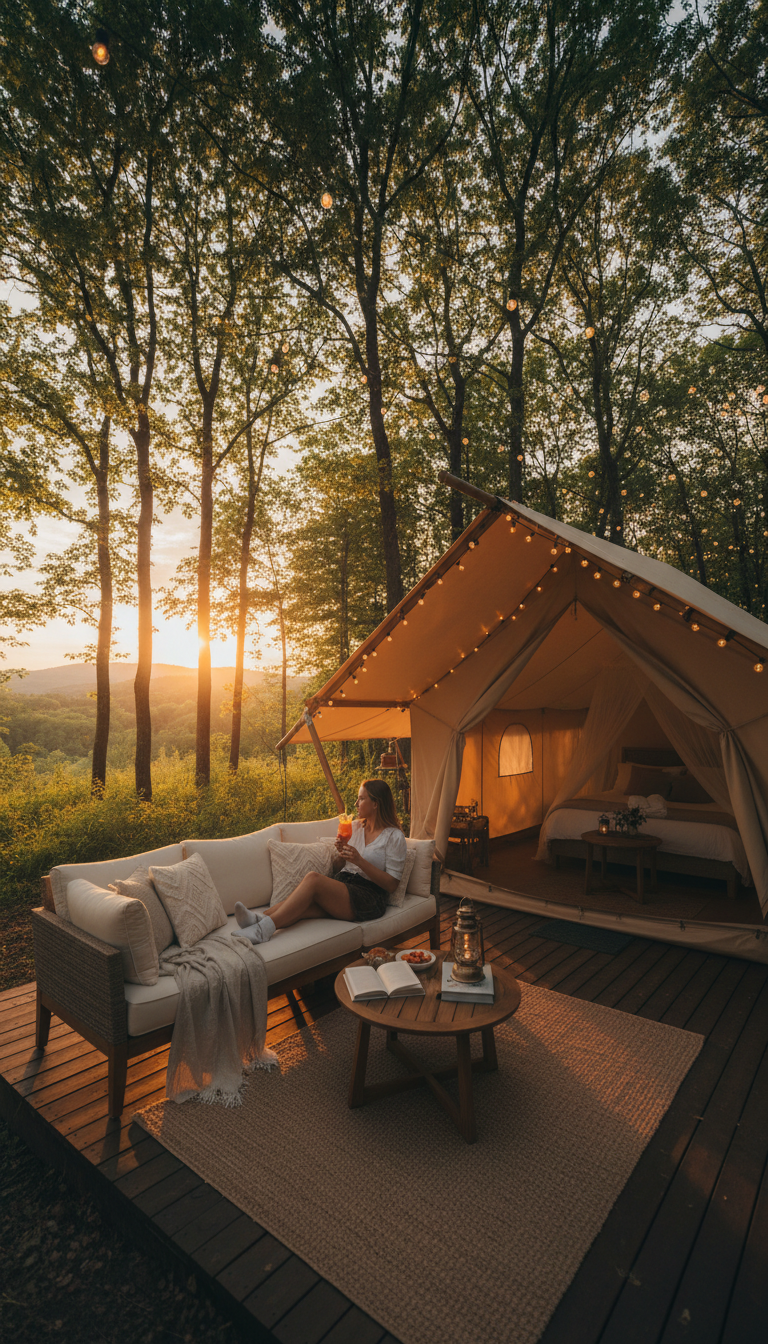 Try Glamping or a Unique Staycation
