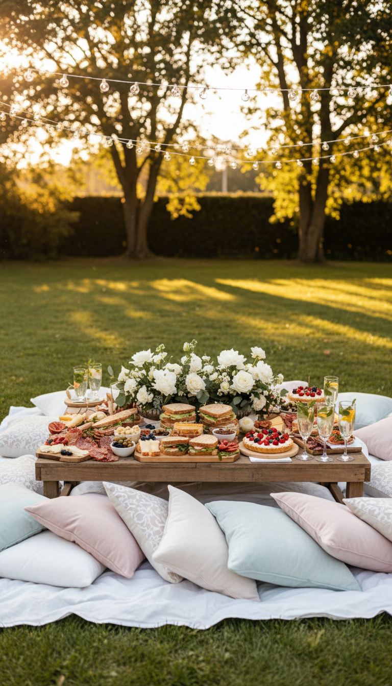 Chic 'Adult' Picnic or Garden Party