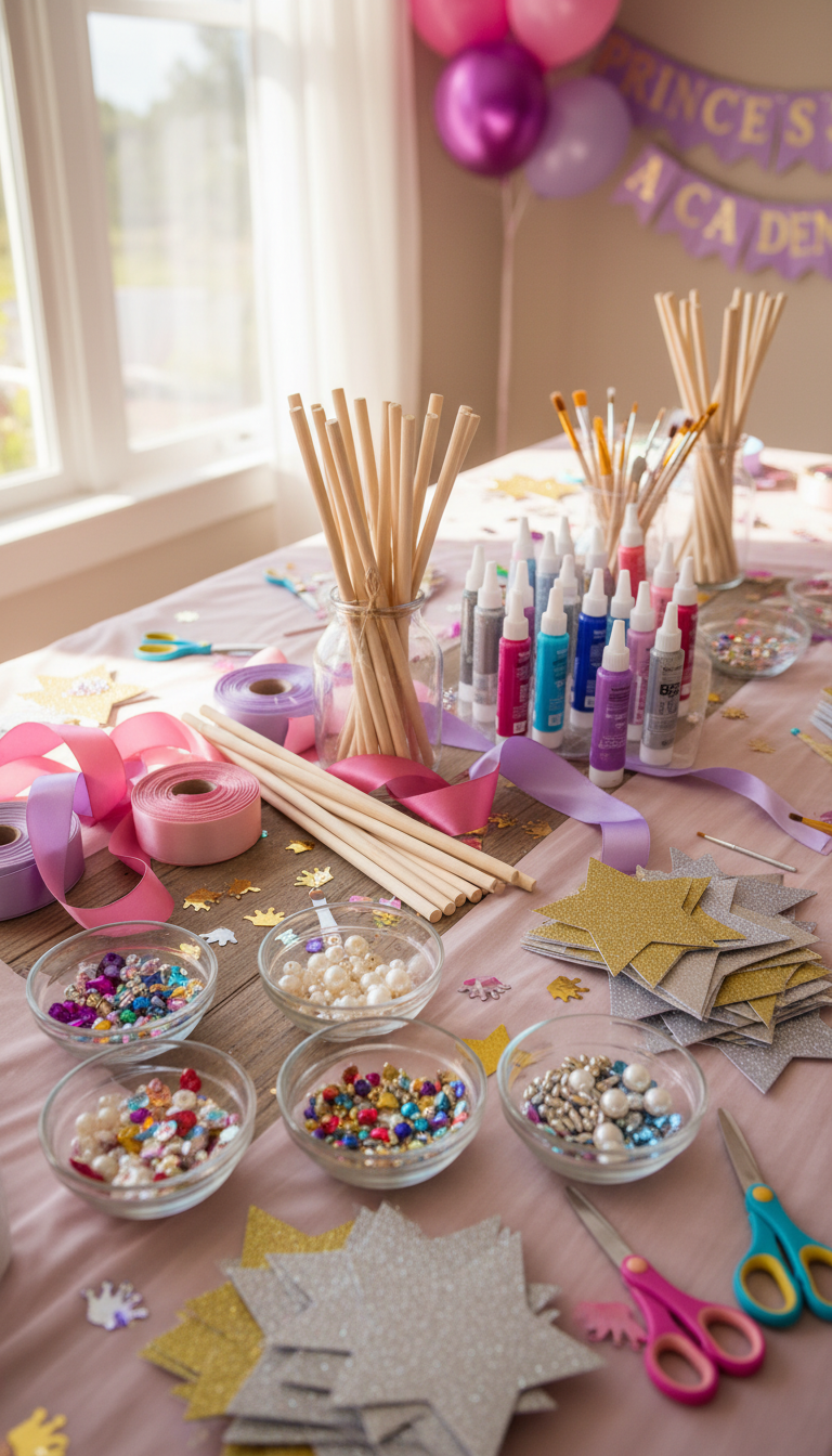 DIY Magic Wand Craft Station