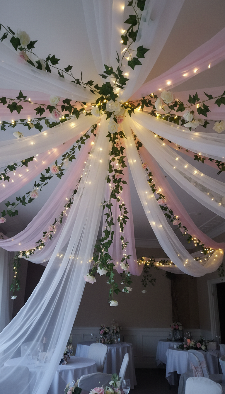 Enchanted Forest Canopy Ceiling Decor