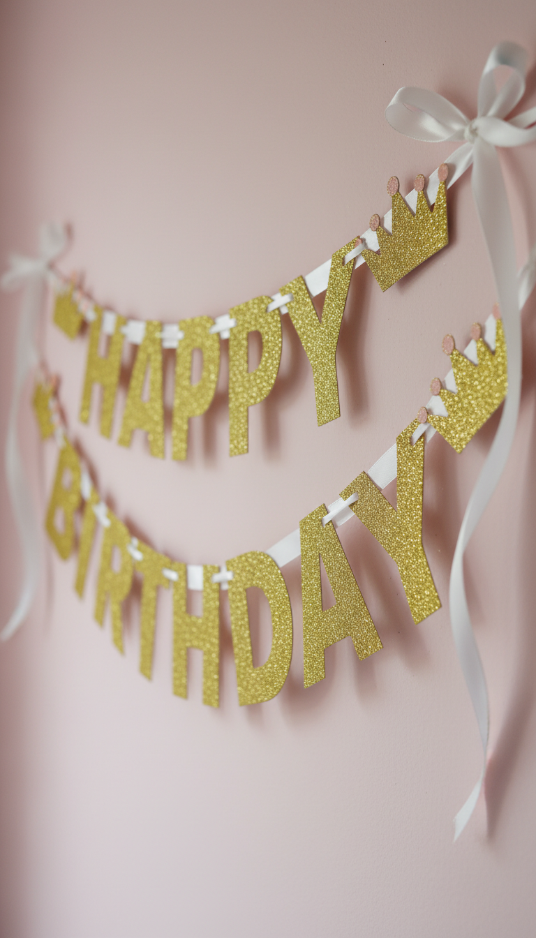 DIY Royal Banners & Garlands