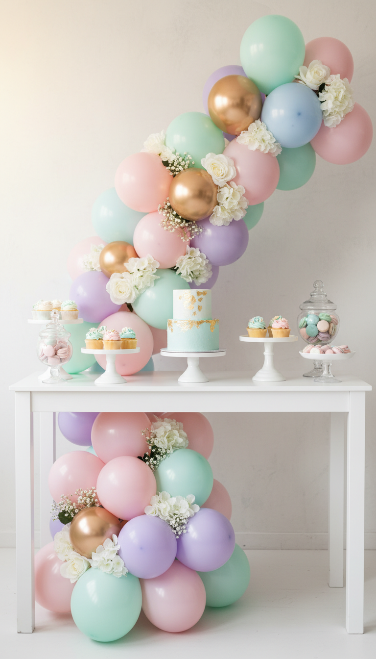 Dreamy Pastel Balloon Garland