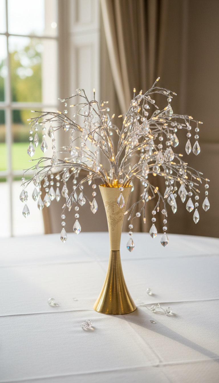 Glittering Royal Centerpieces