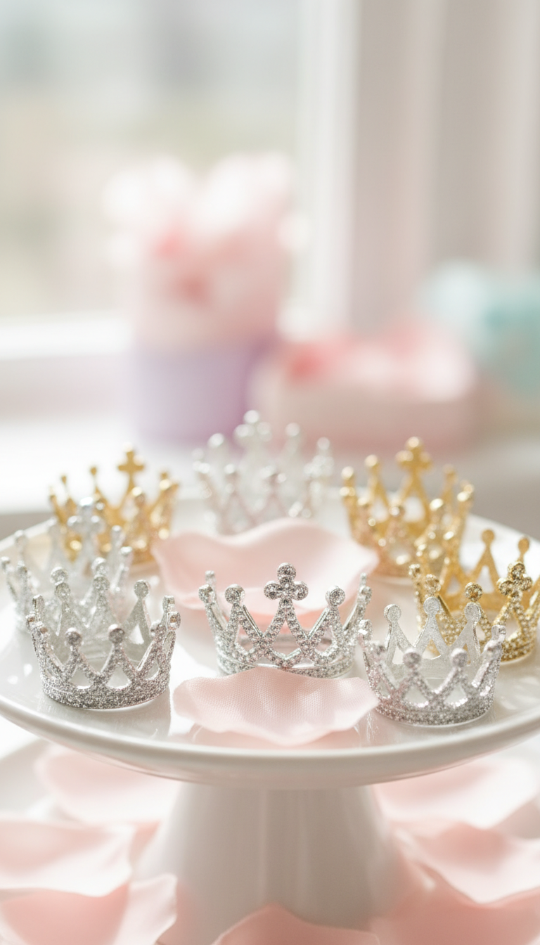 Crown & Tiara Party Favors Display
