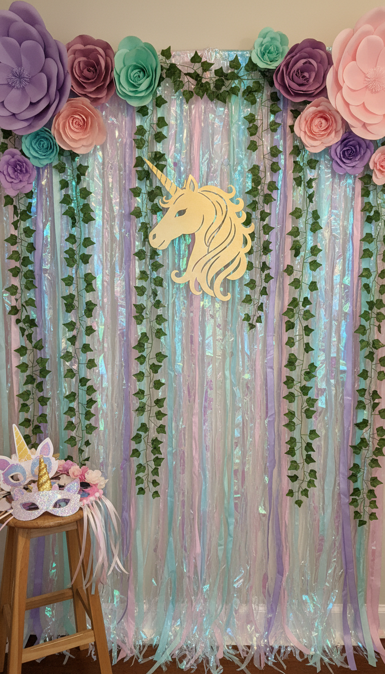 Enchanted Forest Photo Booth Backdrop