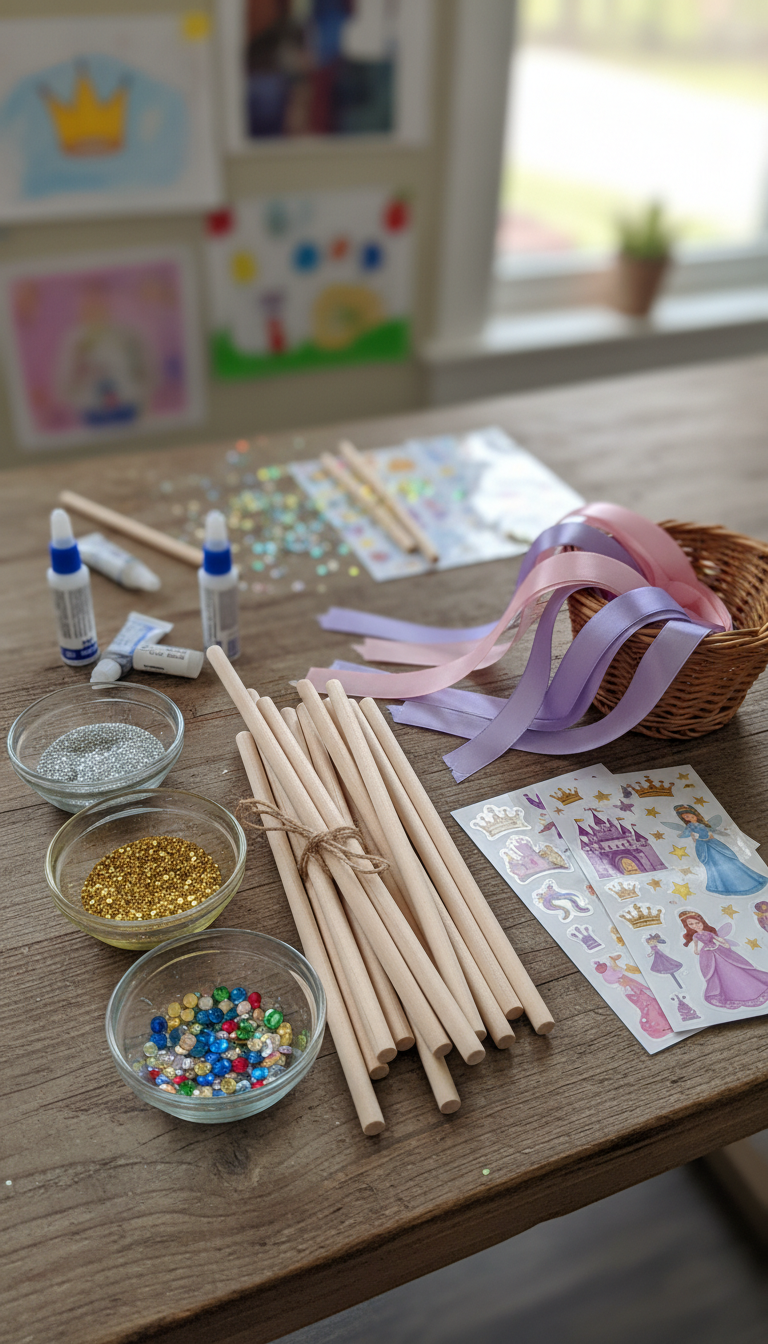 DIY Magic Wand Making Station
