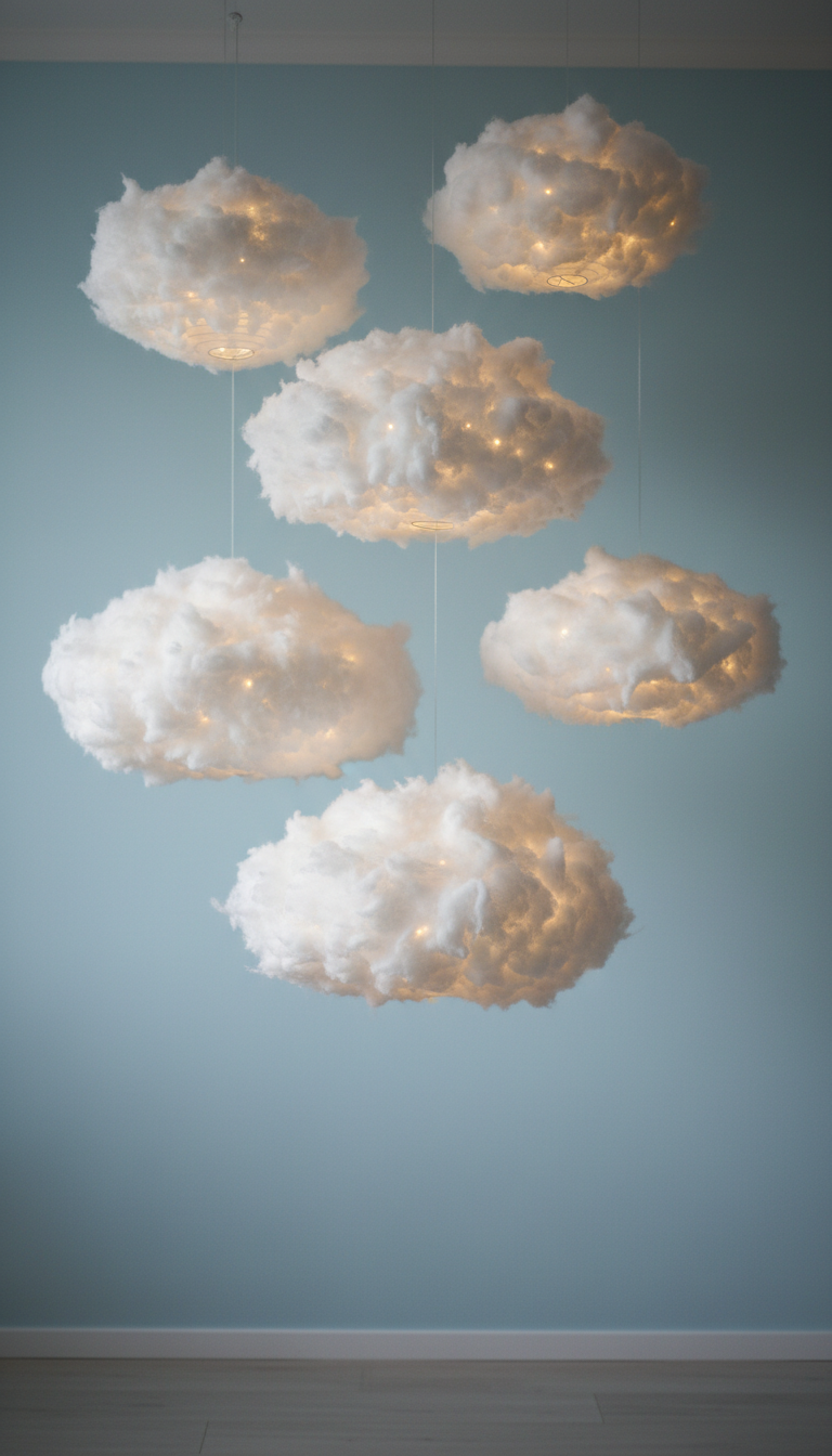 Fluffy Cloud Lanterns