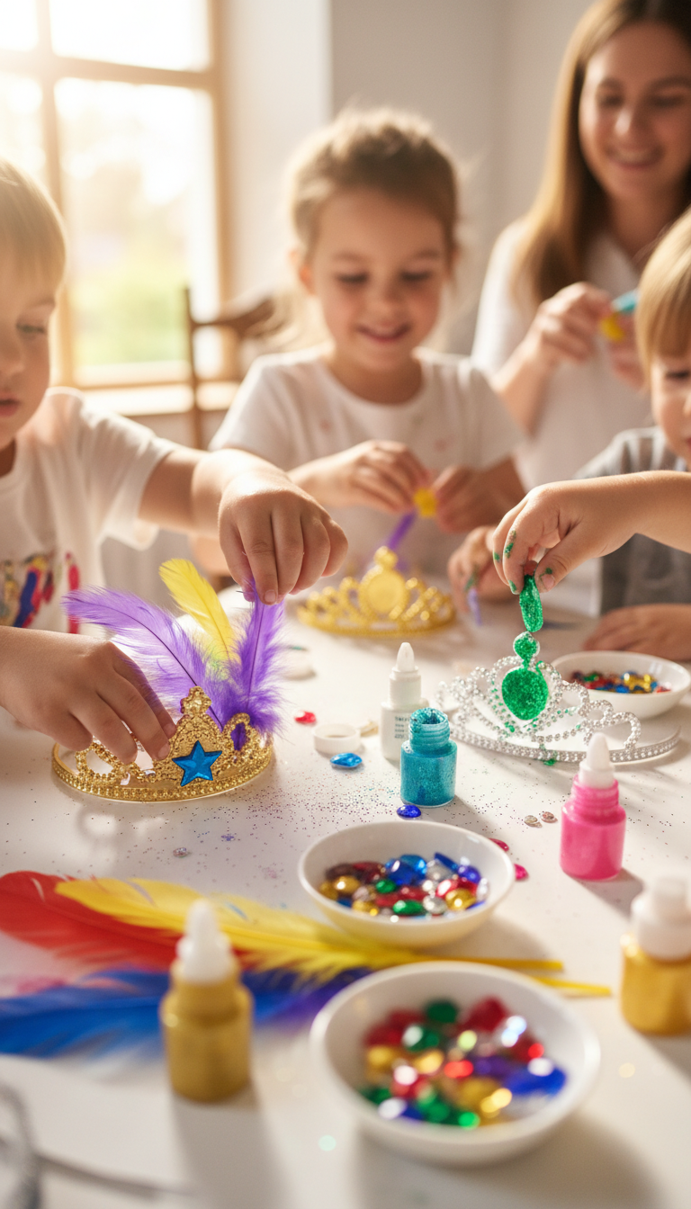 Crown & Tiara Crafting Station: Design Your Own Royal Headwear