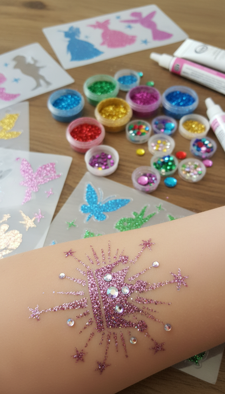 Sparkle & Shine Station: Glitter Tattoos & Face Gems