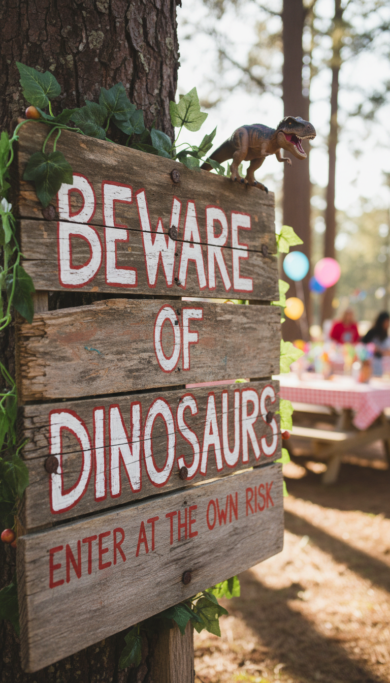 Danger! Enter if You Dare Signage