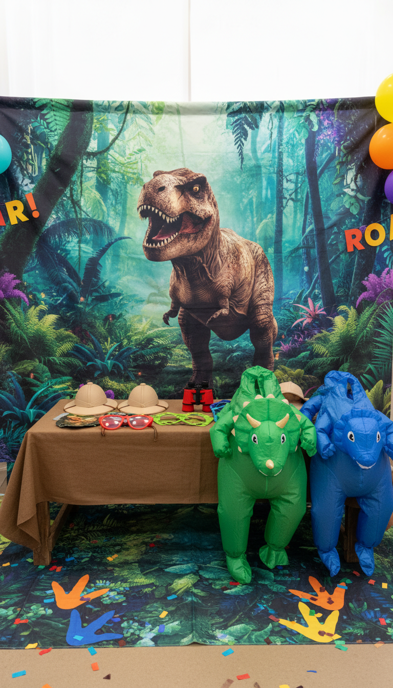 Jurassic Photo Booth Fun